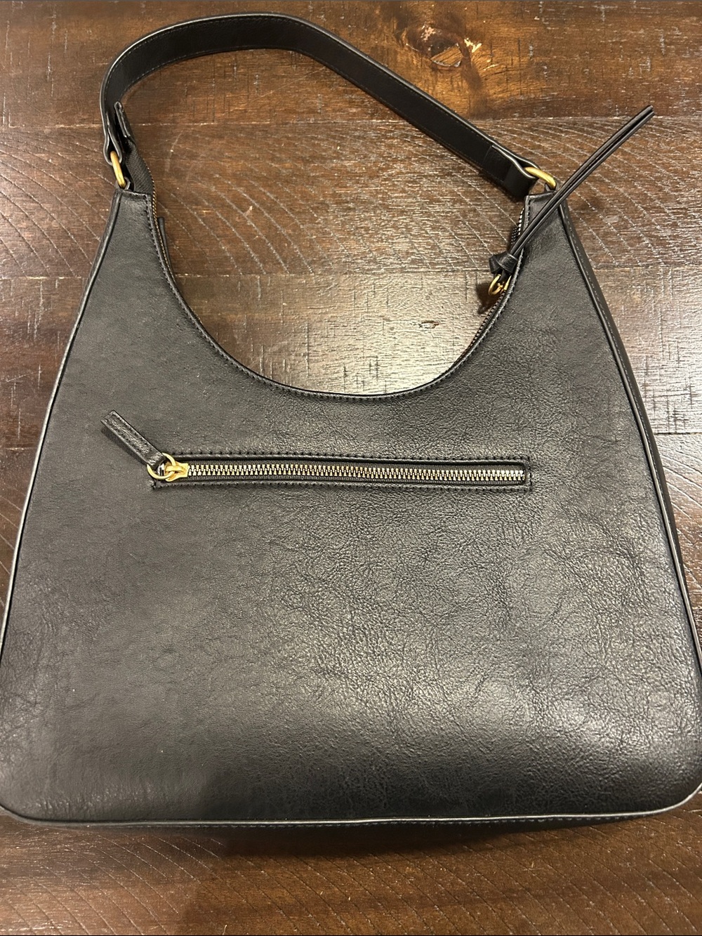 Sonoma Black Shoulder Bag with Gold-Tone Hardware image 2